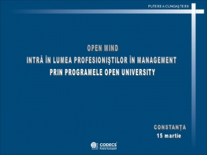 Workshop interactiv-beneficiile programelor Open University